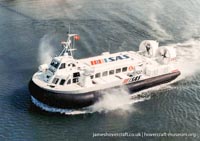 AP1-88 hovercraft with the Scandinavian company SAS -  (credit: The <a href='http://www.hovercraft-museum.org/' target='_blank'>Hovercraft Museum Trust</a>).